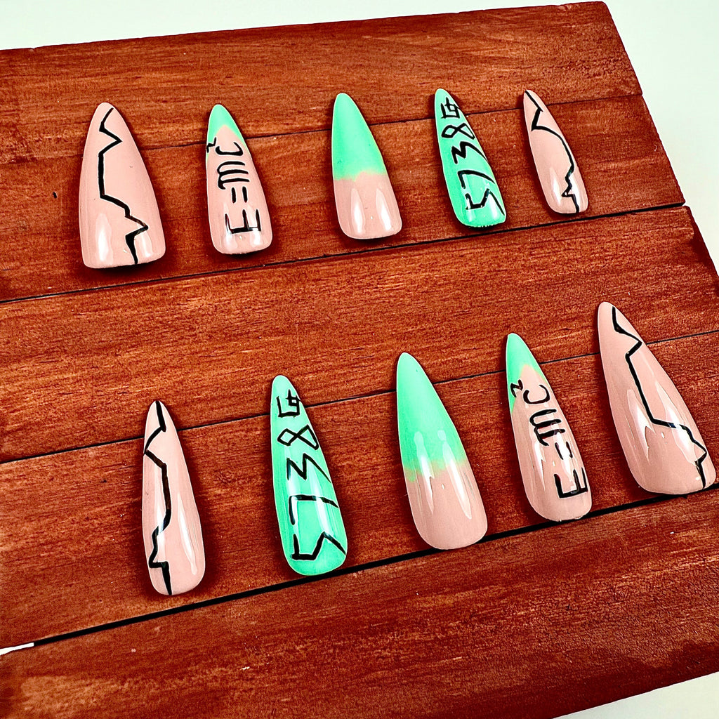 Dr. STONE | Senku Inspired Press-On Nails