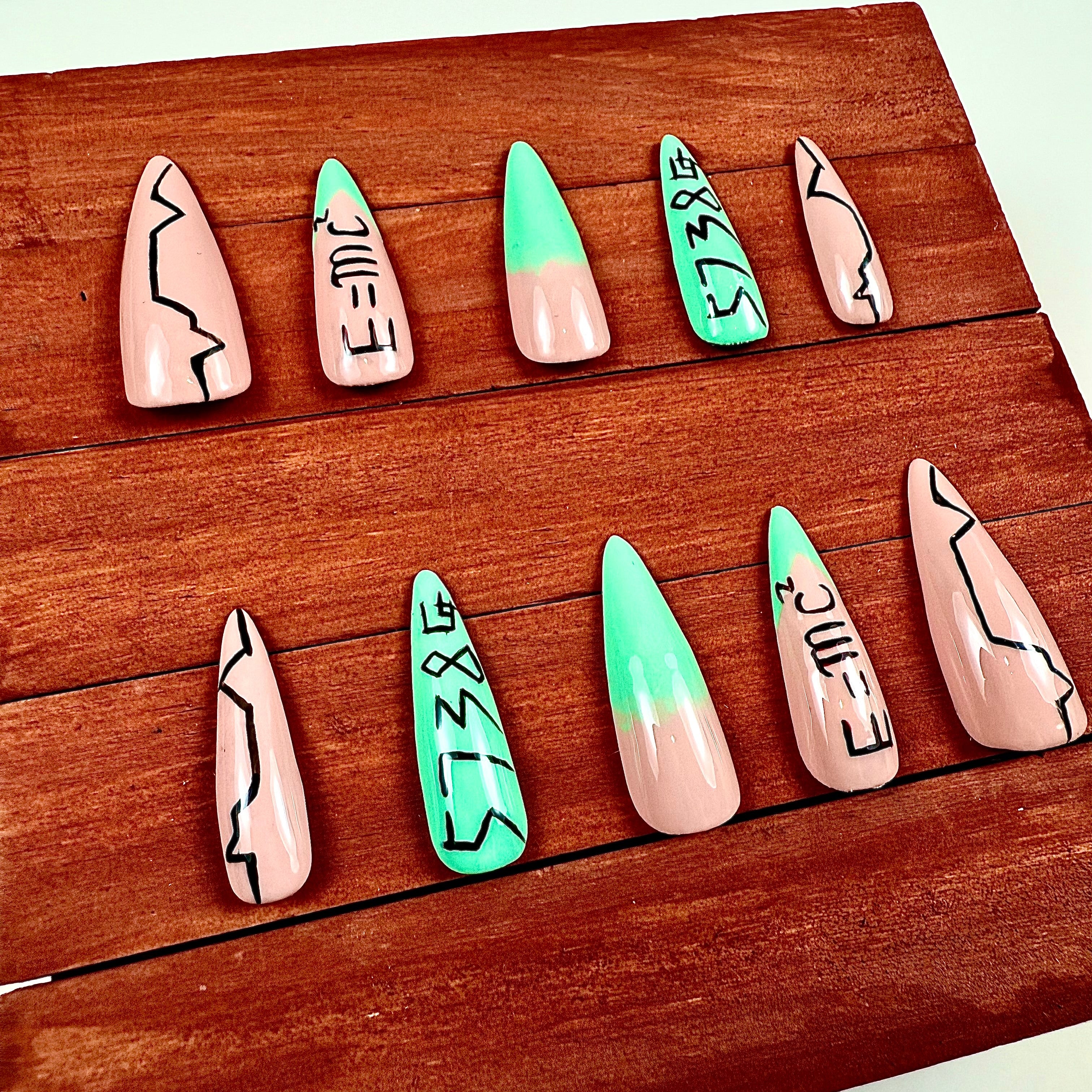 Dr. STONE | Senku Inspired Press-On Nails