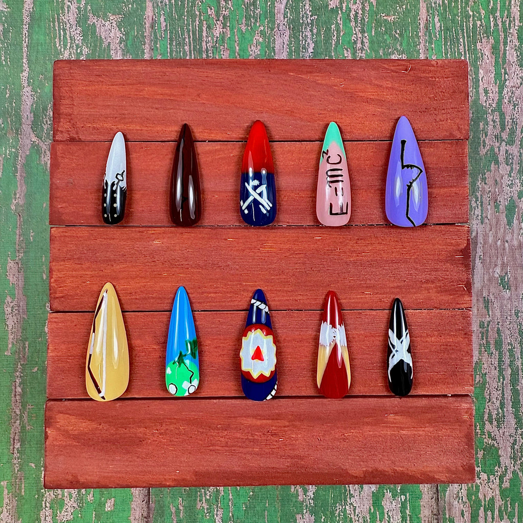 Dr. STONE Inspired Press-On Nails