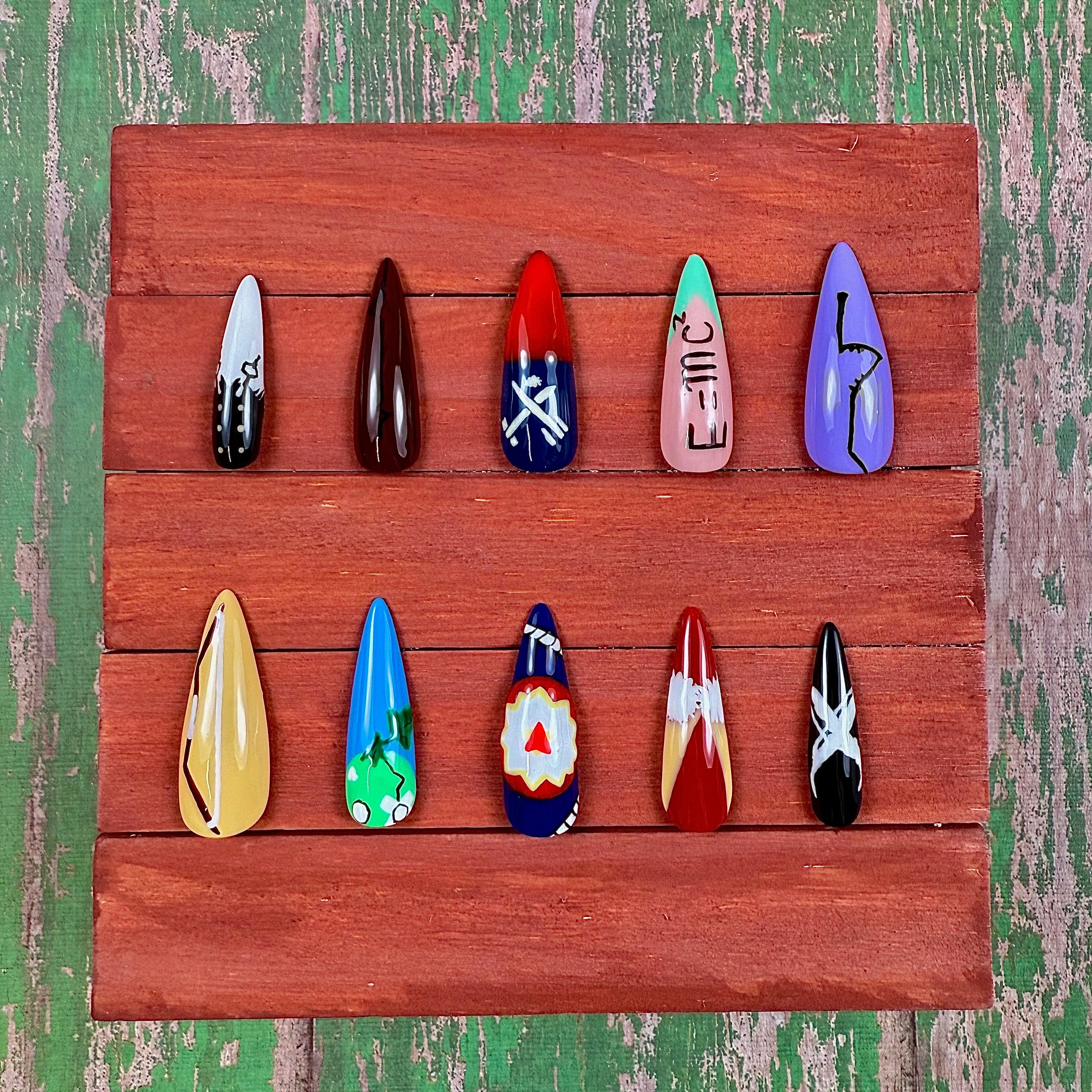 Dr. STONE Inspired Press-On Nails
