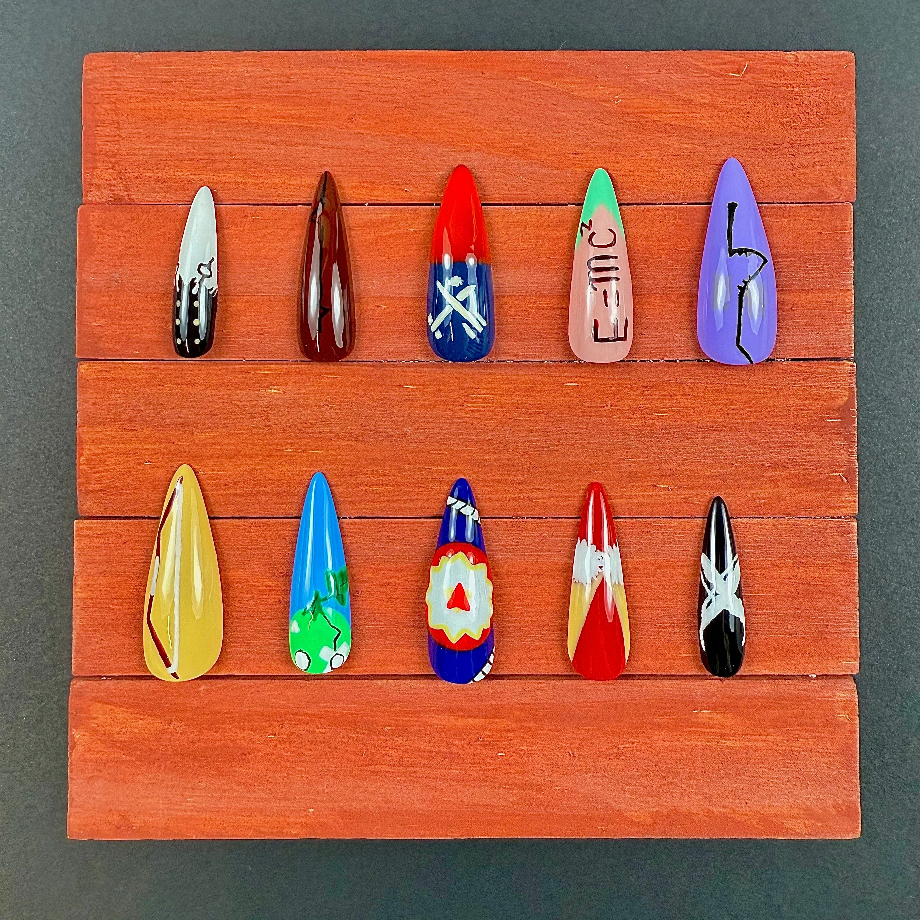 Dr. STONE Inspired Press-On Nails