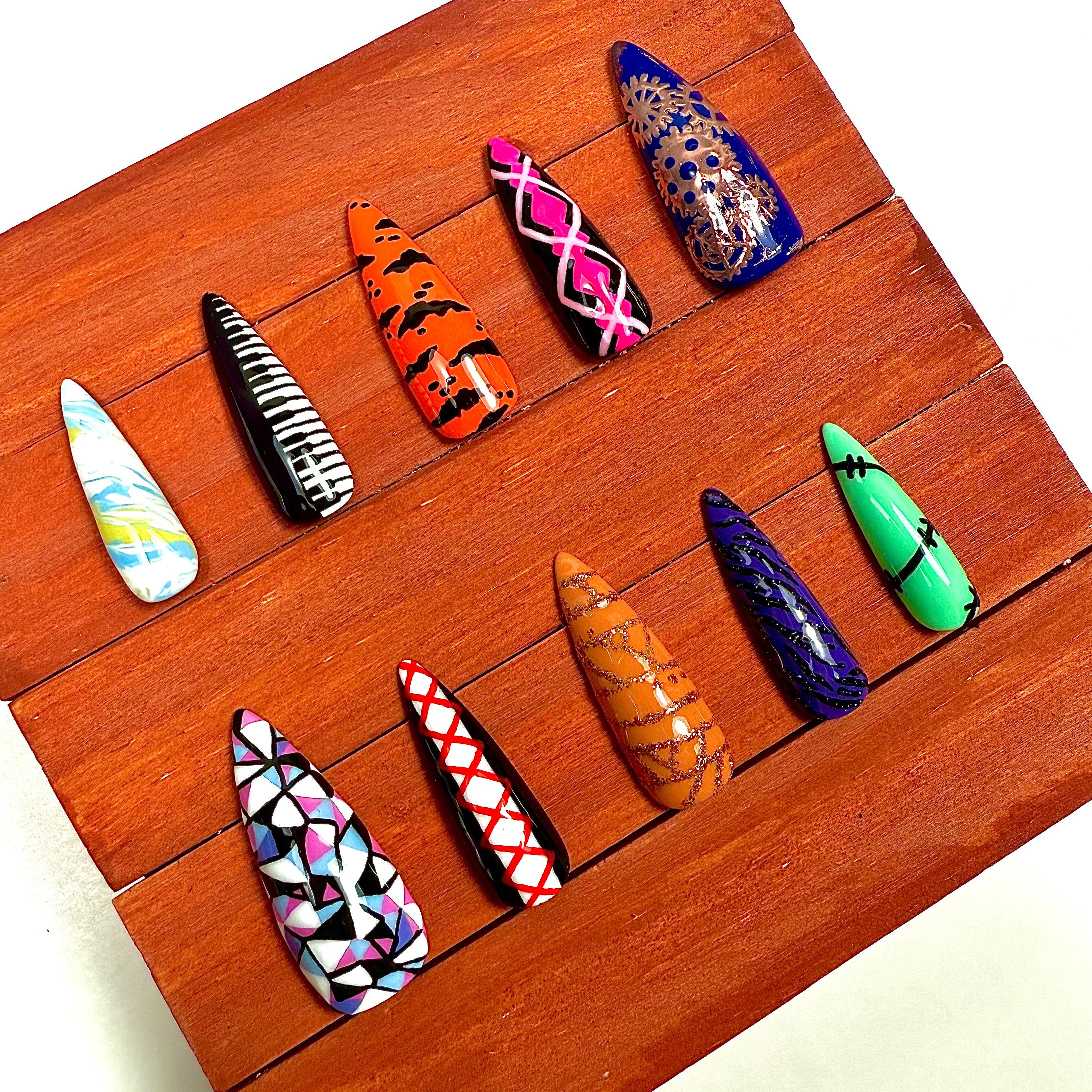Monster High Character Inspired Press-On Nails