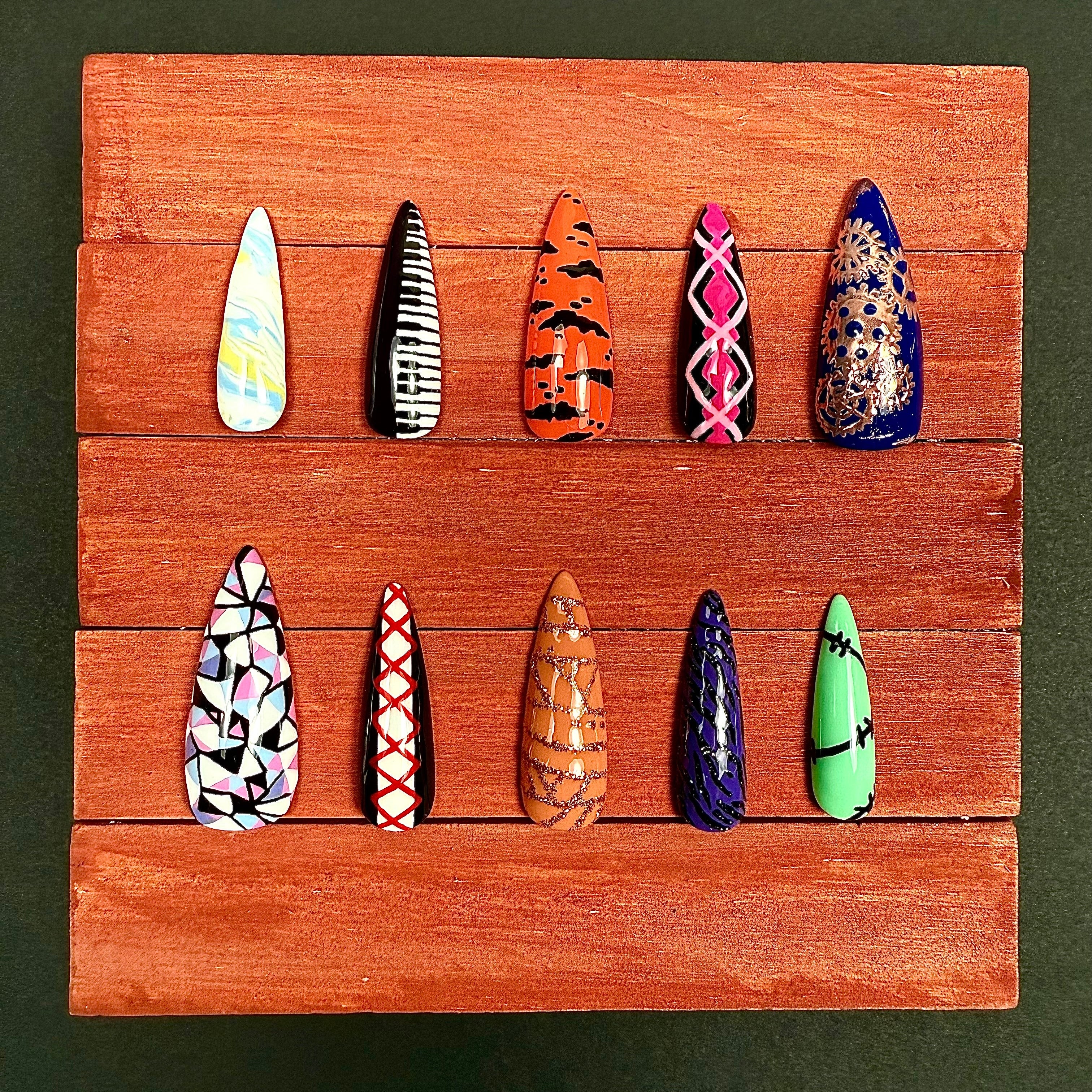 Monster High Character Inspired Press-On Nails