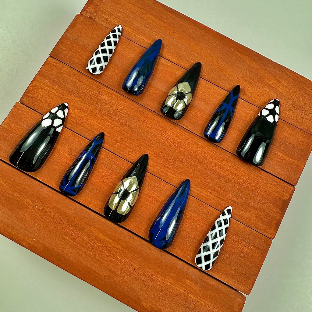 Blue Lock Inspired Press-On Nails