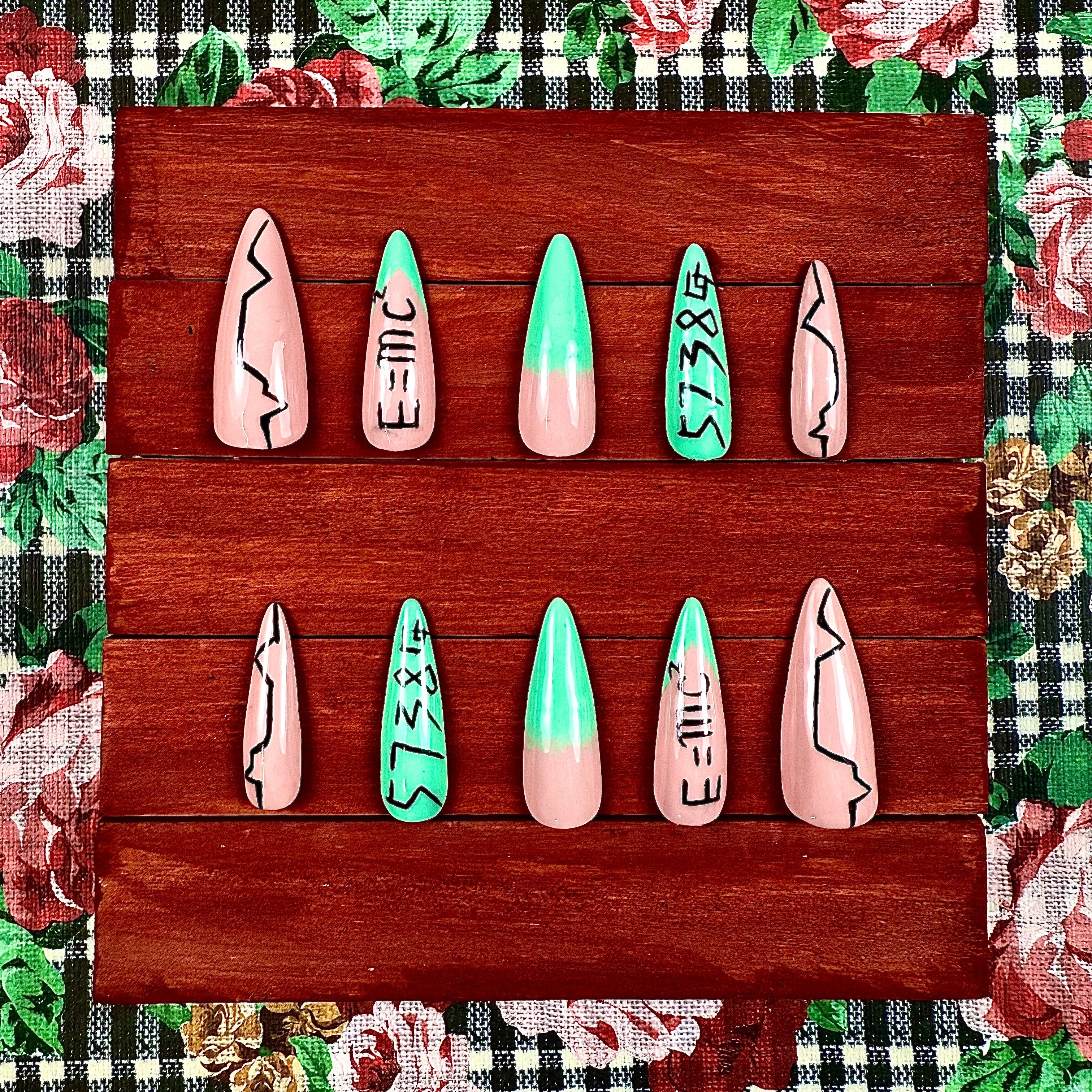 Dr. STONE | Senku Inspired Press-On Nails
