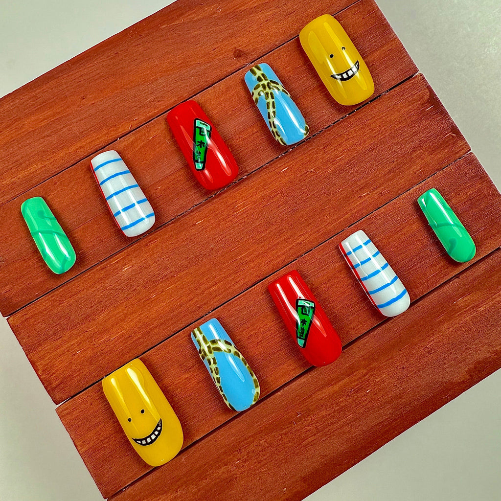 Assassination Classroom Inspired Press-On Nails