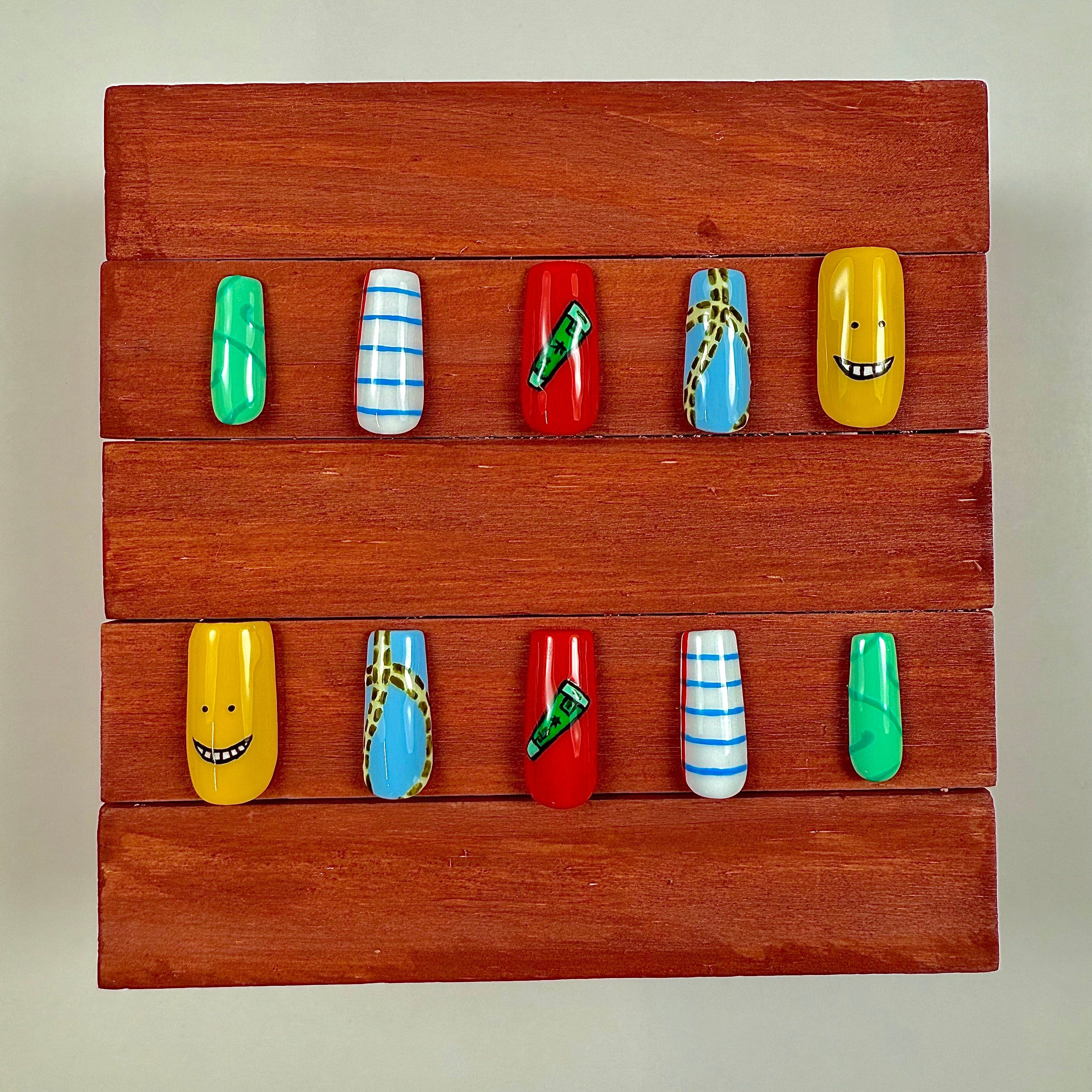 Assassination Classroom Inspired Press-On Nails