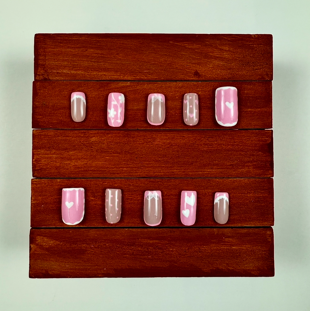 Pink Coquette Press-On Nails