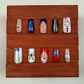 Fairy Tail | Erza & Jellal Inspired Press-On Nails